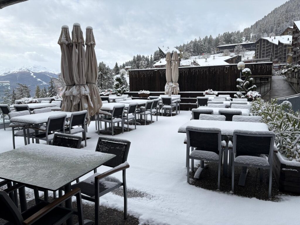 terrasse neige